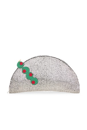 Beaded Lune Clutch SIMONMILLER