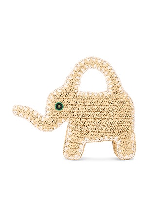 SIMONMILLER Elephant Mini Bag in Beige