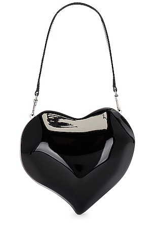 SIMONMILLER Molded Heart Bag in Black