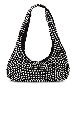 SIMONMILLER Crystal Figures Bag in Black