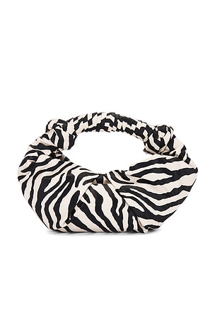 SIMONMILLER Lopsy Bag in Black,White
