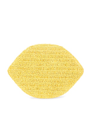 SIMONMILLER Lemon Clutch in Yellow