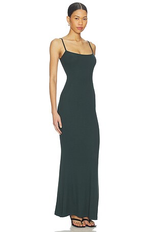 SKIMS Soft Lounge Long Slip Dress in Green