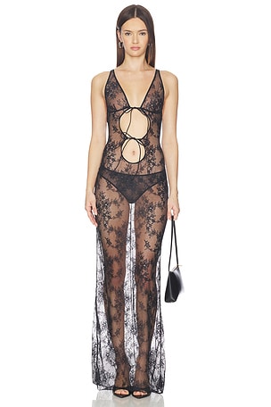 Ultra Fine Lace Long Slip Dress SKIMS