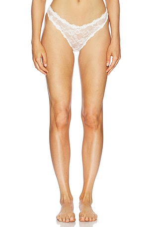 Stretch Lace Dipped Thong SKIMS