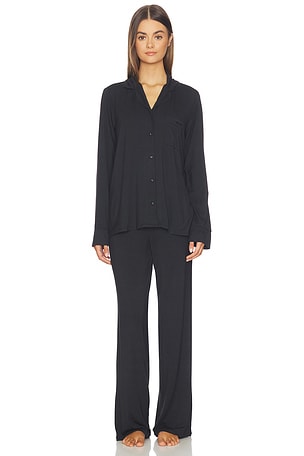 Skims Sleep Long Sleeve Button Up Sleep Set SKIMS