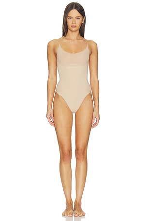 Sheer Seamless Thong Bodysuit SKIMS