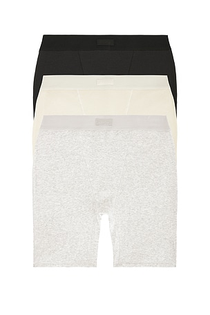Cotton Rib 3 Pack Boxer Short SKIMS