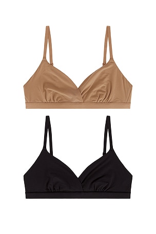 Fits Everybody Crossover Bralette 2 Pack SKIMS