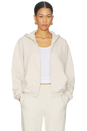 Cotton Fleece Classic Zip Up Hoodie SKIMS