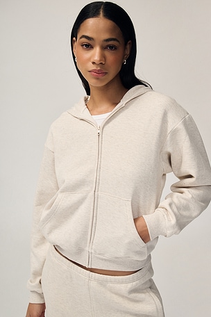 Cotton Fleece Classic Zip Up Hoodie SKIMS