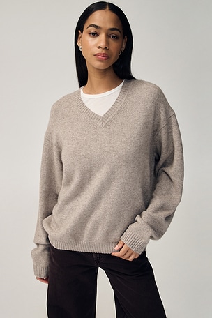 오버사이즈 보이프렌드 스웨터 SKIMS