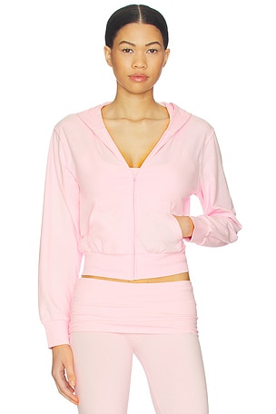 Cotton Jersey Zip Up Slim Hoodie SKIMS