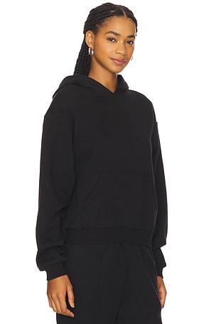 SKIMS Cotton Fleece Classic Hoodie in Black