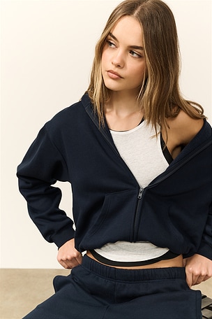 Classic Zip Up Hoodie SKIMS