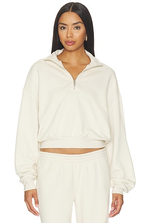 Drapey French Terry Half Zip Pullover SKIMS