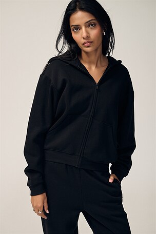 Cotton Fleece Classic Zip-up Hoodie SKIMS