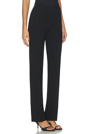 SKIMS The Essential Pants High Waist Straight Leg Pant in Black