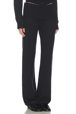 SKIMS Wool Cashmere Pant in Black
