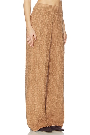 SKIMS Sweater Knit Straight Leg Pant in Brown