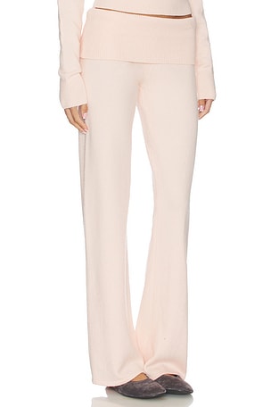 SKIMS Wool Cashmere Pant in Pink