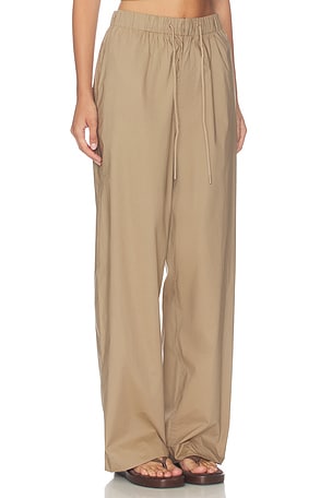 SKIMS Oversized Drawstring Pant in Brown