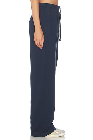 SKIMS Classic Straight Leg Pant in Navy
