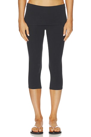 Cotton Jersey Foldover Capri SKIMS