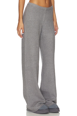 SKIMS Textured Knit Relaxed Pant in Grey
