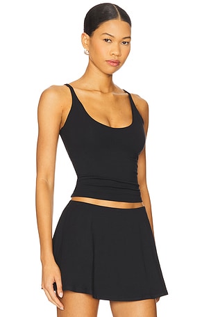 SKIMS Smooth Lounge Skimpy Strap Cami in Black