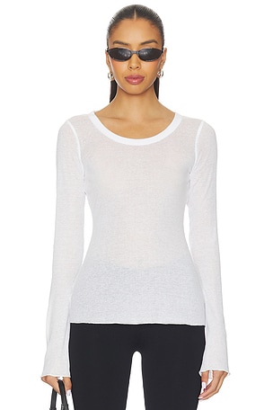 Sheer Cotton Long Sleeve Top SKIMS