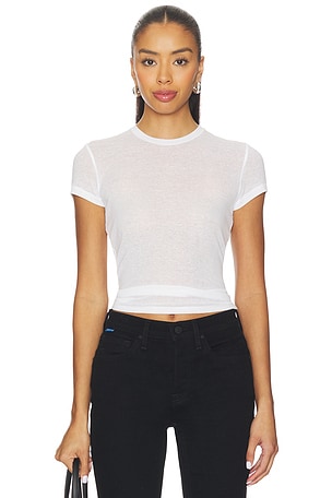 Sheer Cotton Crewneck Standard T-Shirt SKIMS