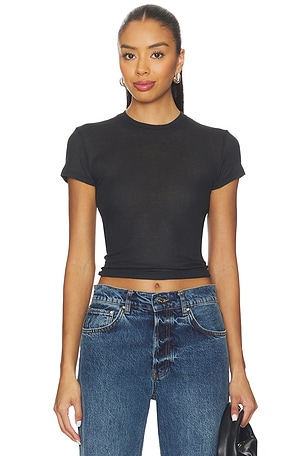 Sheer Cotton Crewneck Standard T-Shirt SKIMS