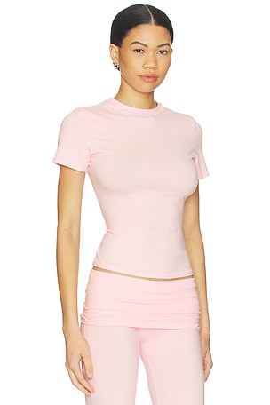 SKIMS Cotton Jersey T-shirt in Pink