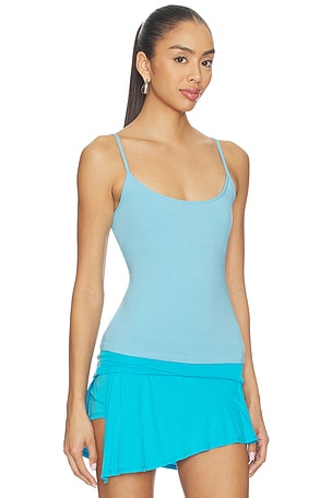 SKIMS Cotton Jersey Cami in Blue