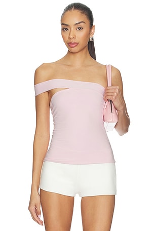Cotton Jersey One Shoulder Tube Top SKIMS