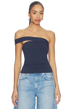 Cotton Jersey One Shoulder Tube Top SKIMS