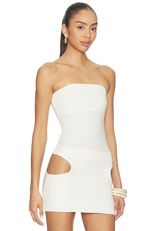 SKIMS Cotton Jersey Tube Top in Ivory