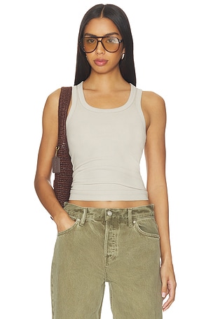 Cotton Rib High Scoop Tank SKIMS