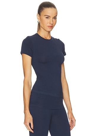 SKIMS Cotton Jersey T-shirt in Navy