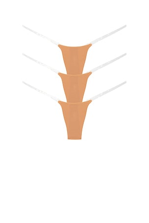 3-pack Nude Invisible Underwear Stringys