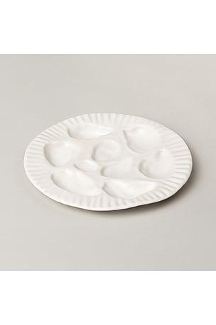 SIN Oyster Plate in White