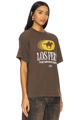 SIXTHREESEVEN Los Feliz Heavyweight Tee in Brown