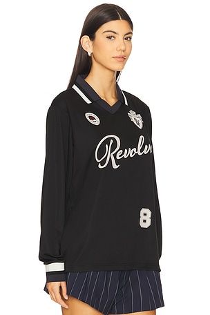 SIXTHREESEVEN Revolve Jersey in Black