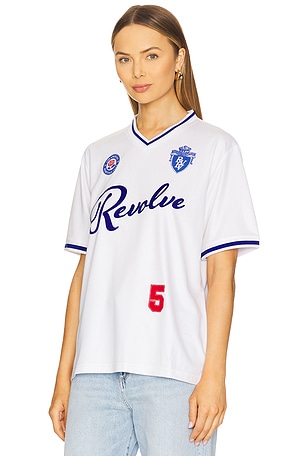 SIXTHREESEVEN Revolve Jersey in White