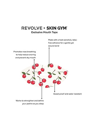 Skin Gym x Revolve For The Love Of Sleep Mouth Tape in Cherries