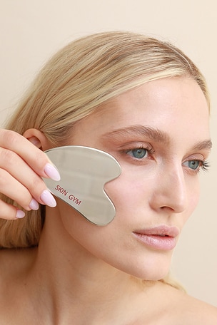 Skin Gym Cryo Stainless Steel Sculpty Heart Gua Sha Tool in Beauty: NA