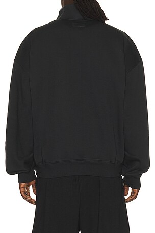 SKIMS Fleece Lounge Quarter Zip in Black