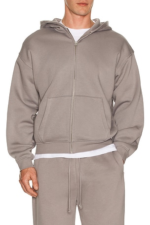 Relaxed Zip Up Hoodie SKIMS