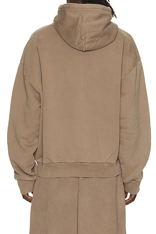 SKIMS Heavyweight Fleece Hoodie in Neutral
